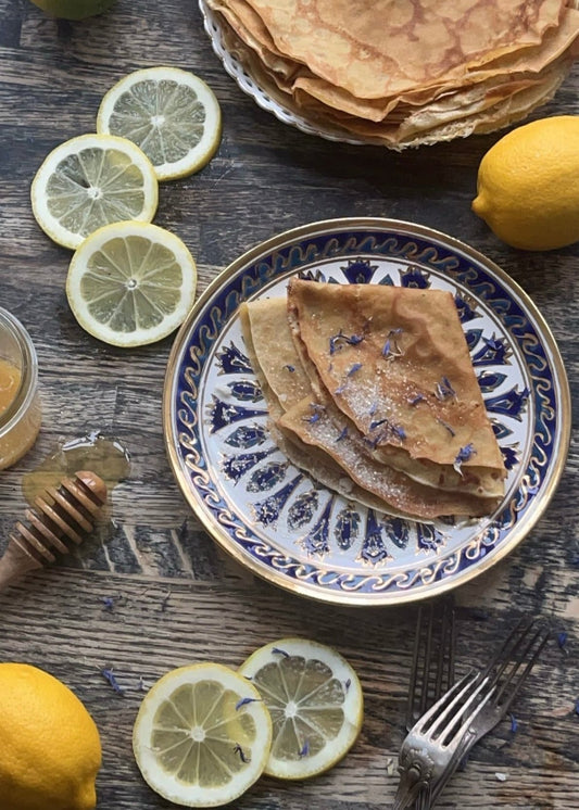 Pandekager m. appelsin & kardemomme