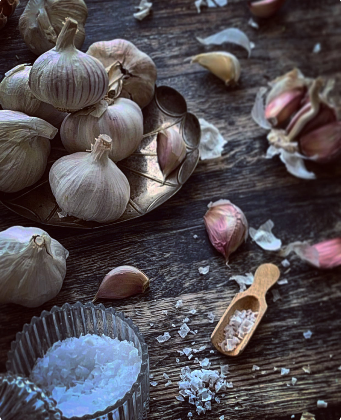 Bagte hvidløg