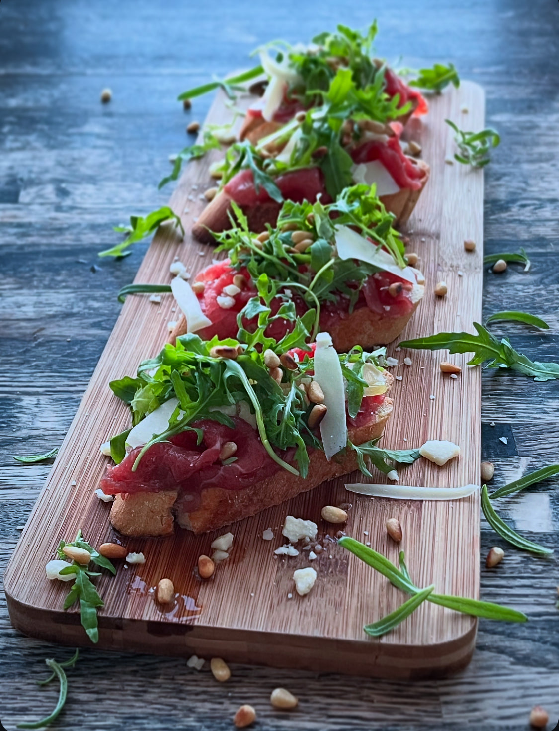 Bruschetta med Capaccio
